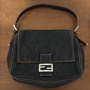 Fendi Mamma Denim Bucket Bag